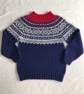 Håndstrikket Marius-genser, størrelse 5-6 år thumbnail